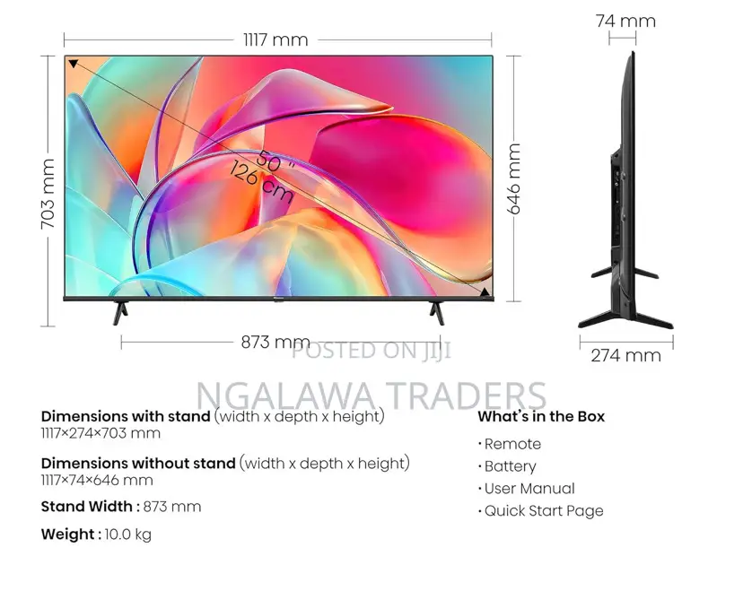 Hisense 50 Inch Smart