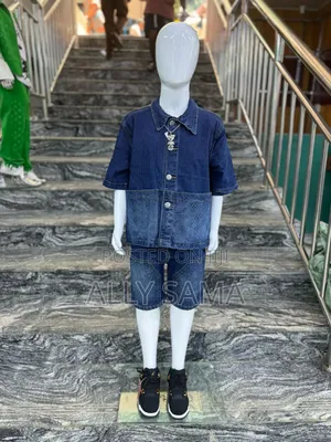 Boys Louisvuitton Full Cloth Material Jeans