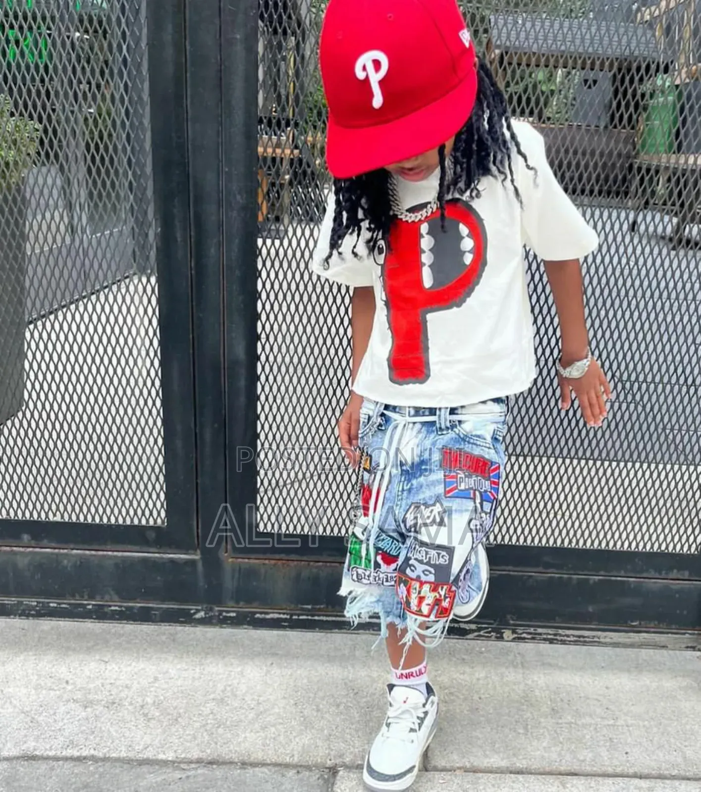 Boys Louisvuitton Full Cloth Material Jeans