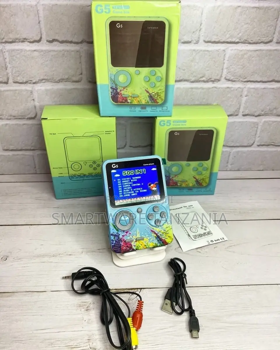 500 Retro Game Portable Game Consoles 1000mah Battery
