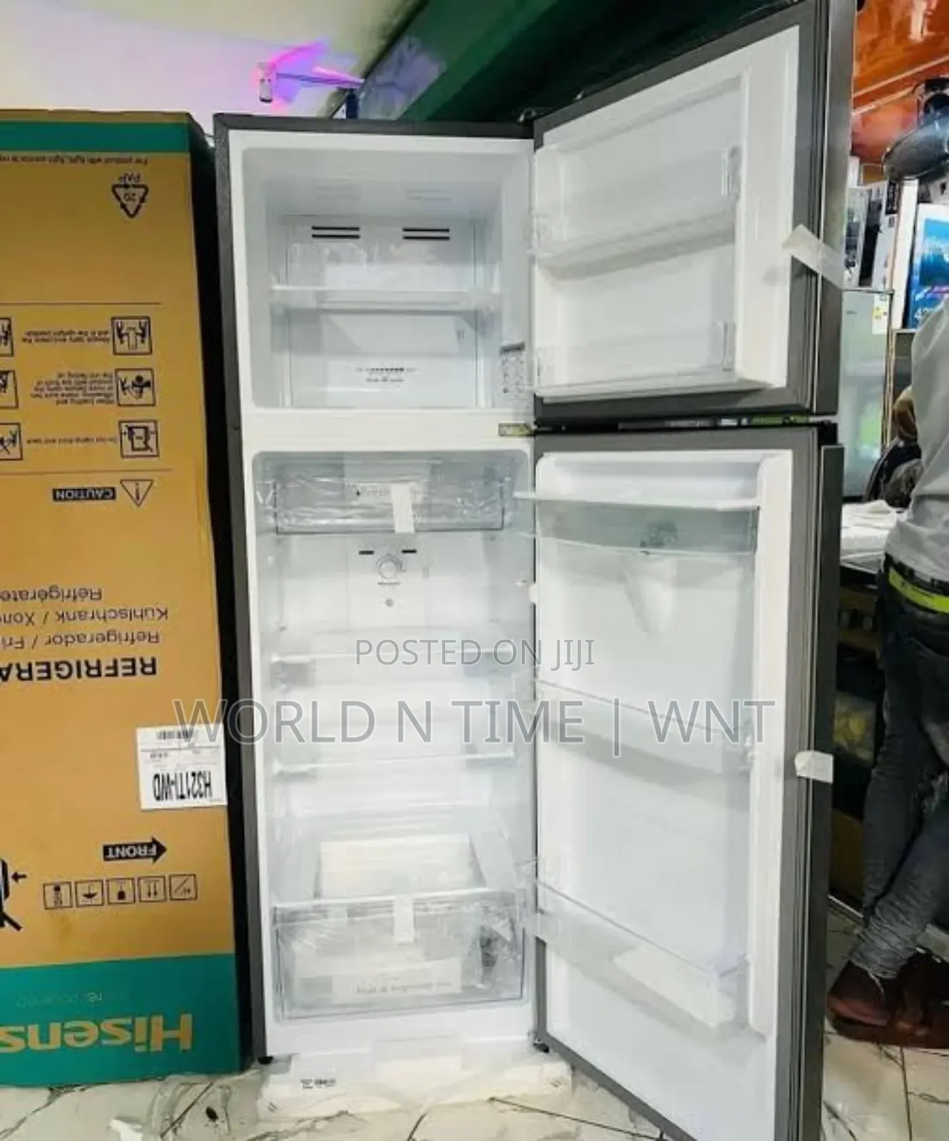 Offer Hisense Fridge H321ti Top Freezer 247 Litres Non Frost