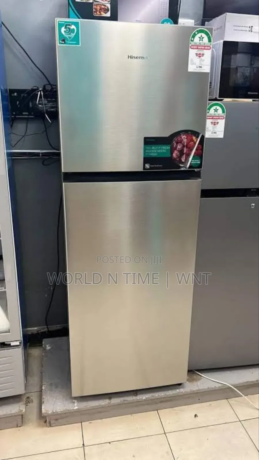 Offer Hisense Fridge H321ti Top Freezer 247 Litres Non Frost