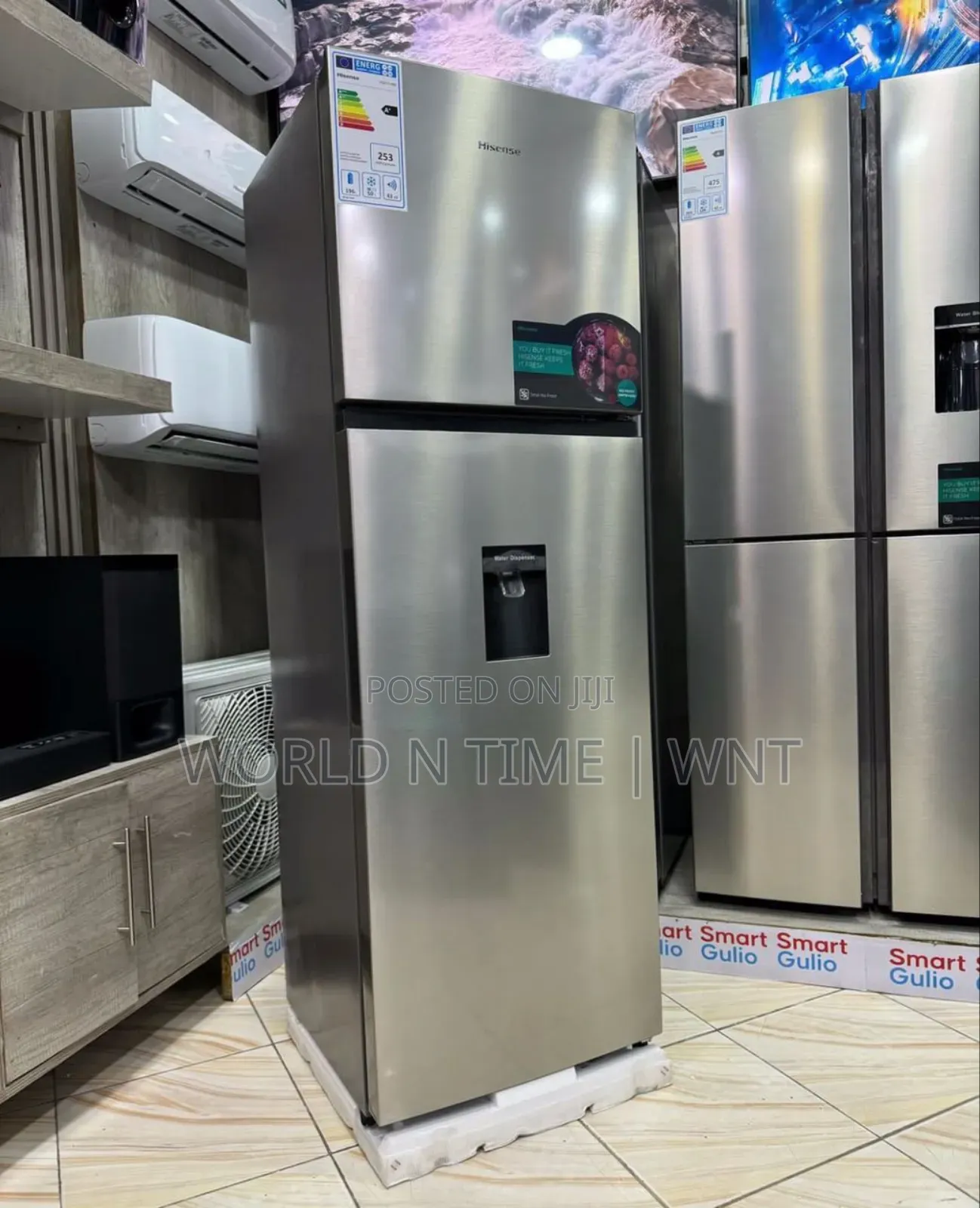 Hisense Fridge H321ti - Wd Top Freezer 247l W/Dispenser