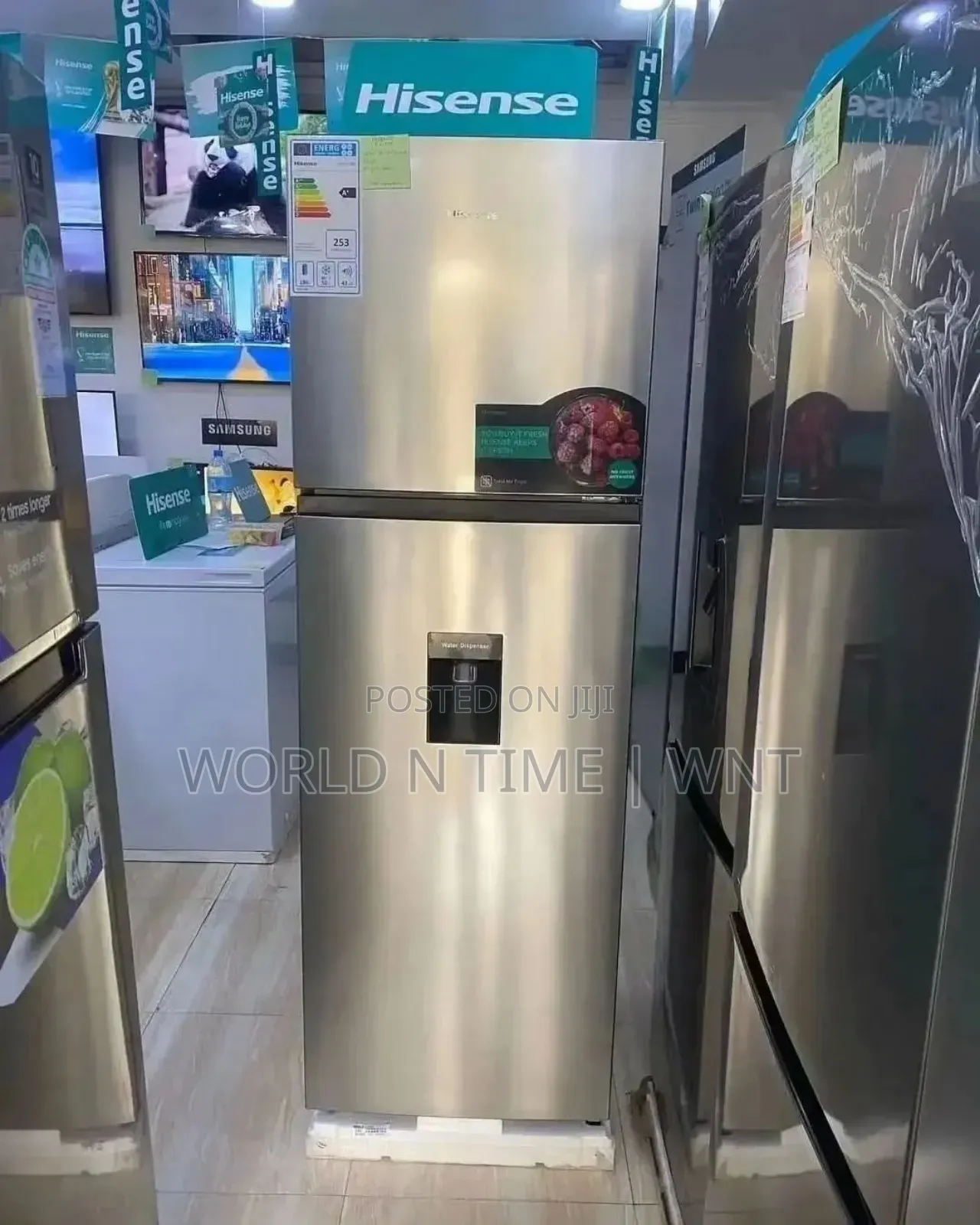 Hisense Fridge H321ti - Wd Top Freezer 247l W/Dispenser