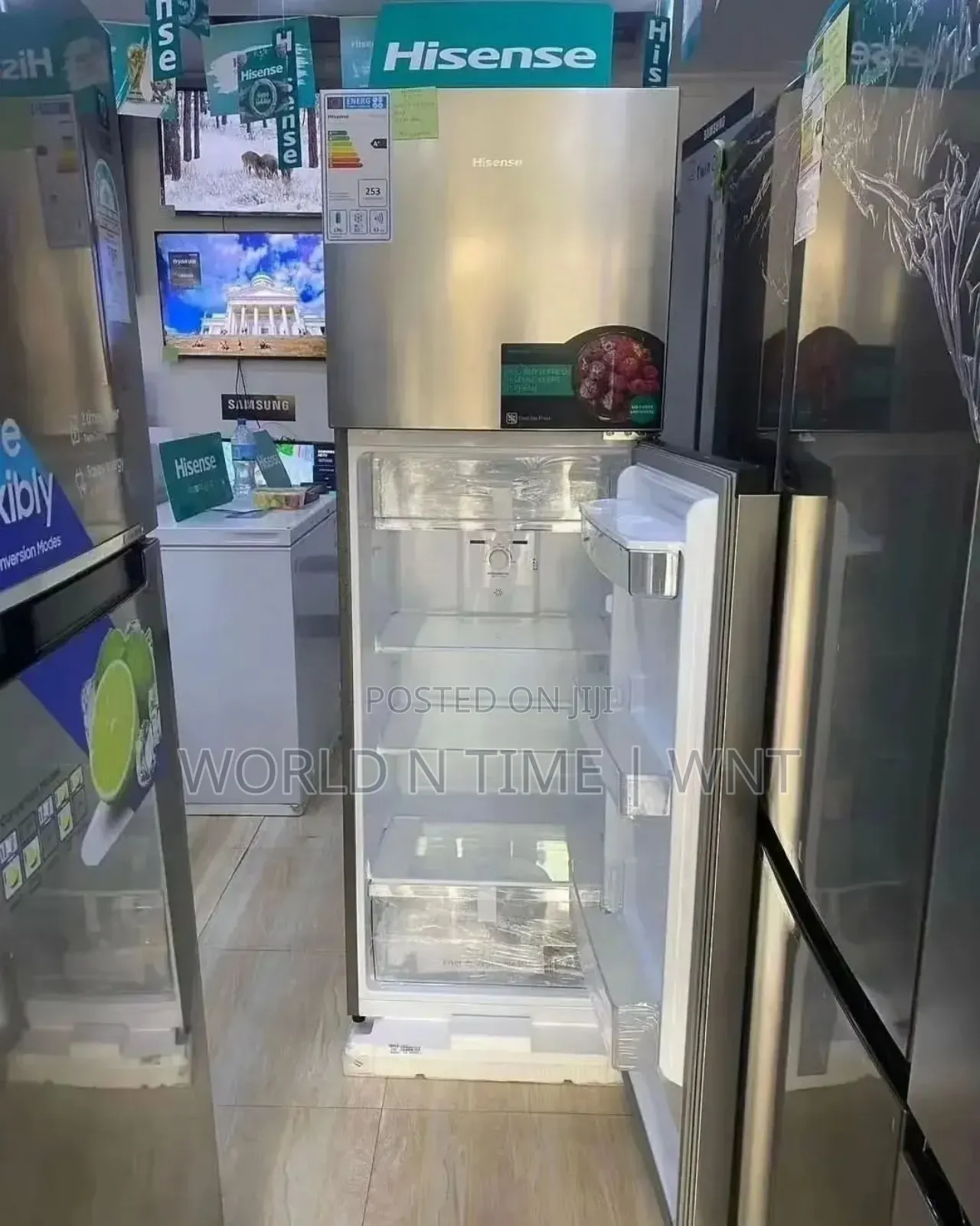 Hisense Fridge H321ti - Wd Top Freezer 247l W/Dispenser