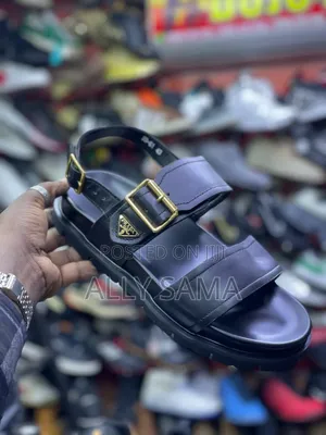 Mens Sandals Prada Full Black
