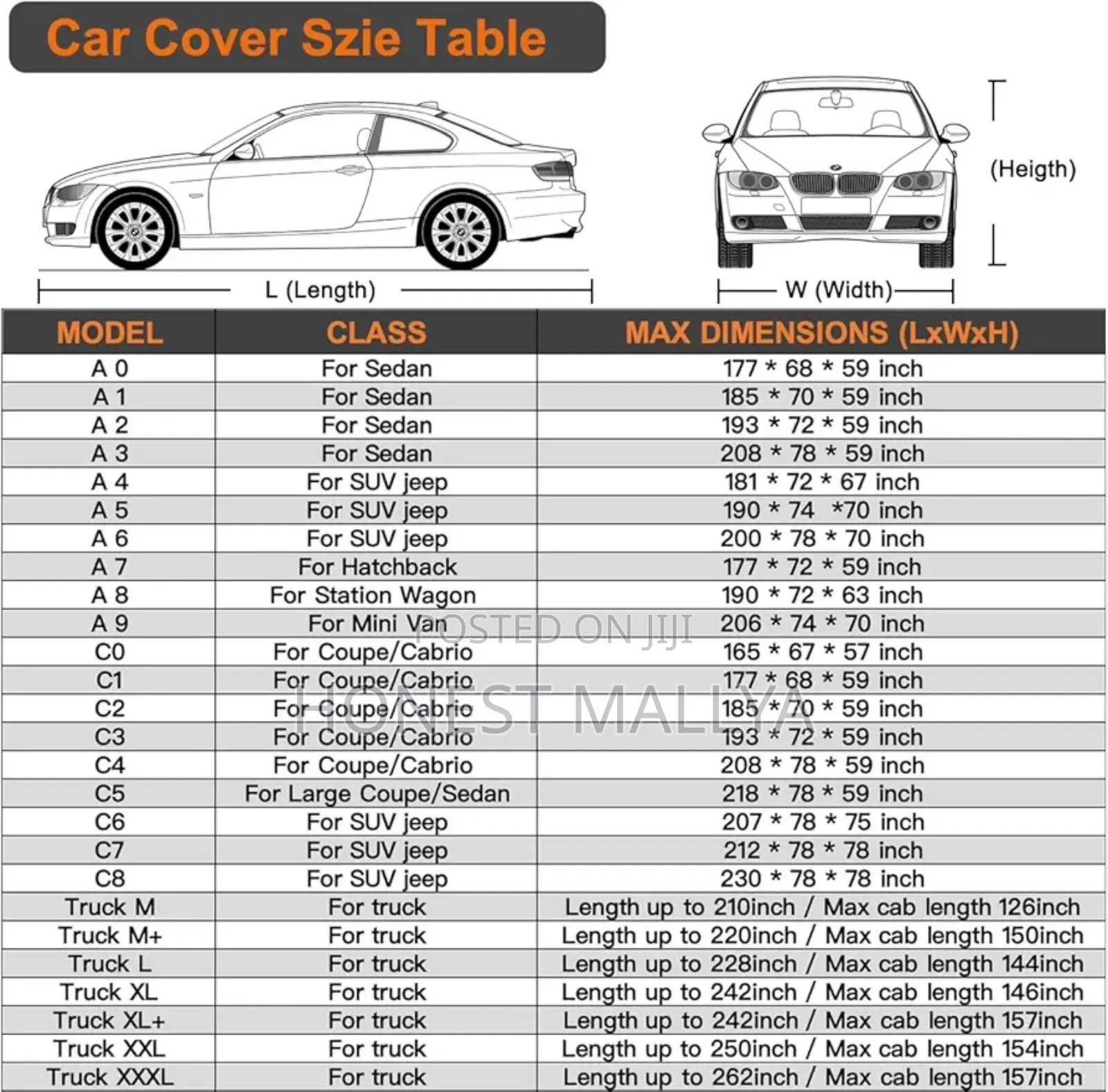 Car Cover Waterproof All Weather