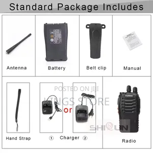 Baofeng Walkie Talkies 888s Rechargeable Long Range, 2pcs