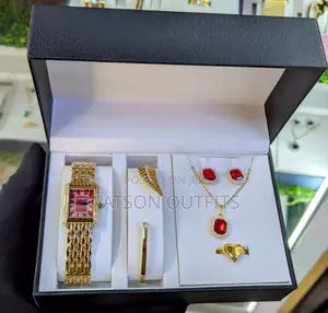 Ladies Combo Smart Ya Saa,Hereni,Pete,Cheni Bracelet
