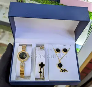 Ladies Combo Smart Ya Saa,Hereni,Pete,Cheni Bracelet