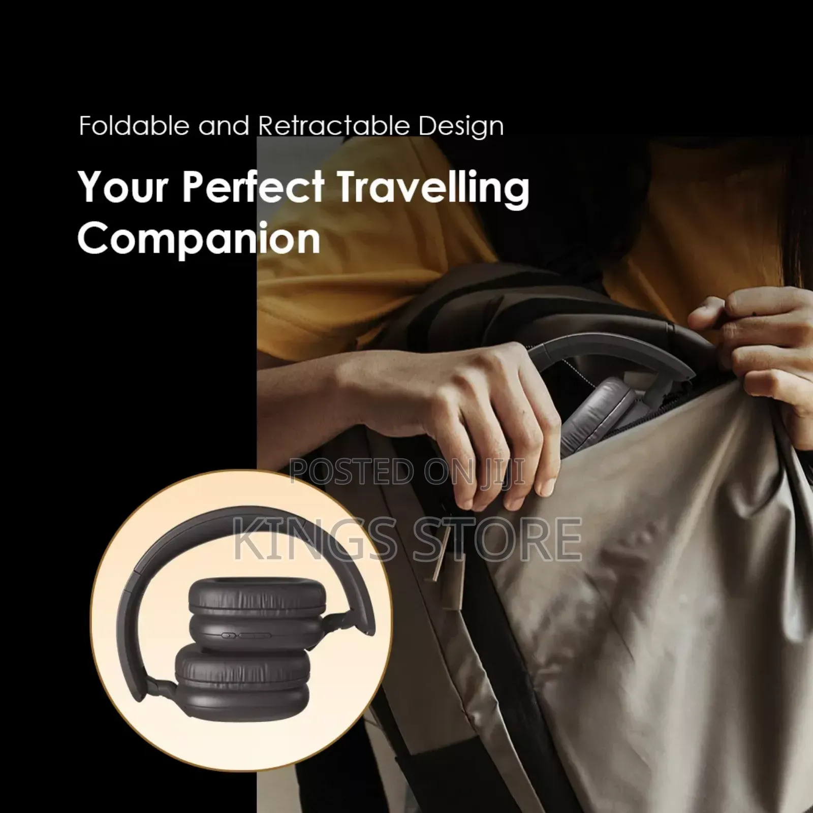 Oraimo Boompop Lite Enc Over-Ear Wireless Headphones