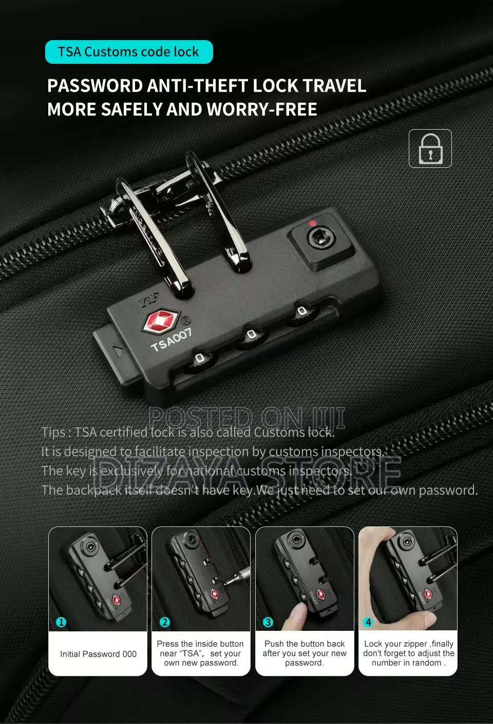 Classic Anti-Theft Bag Water and Scratches Resistant