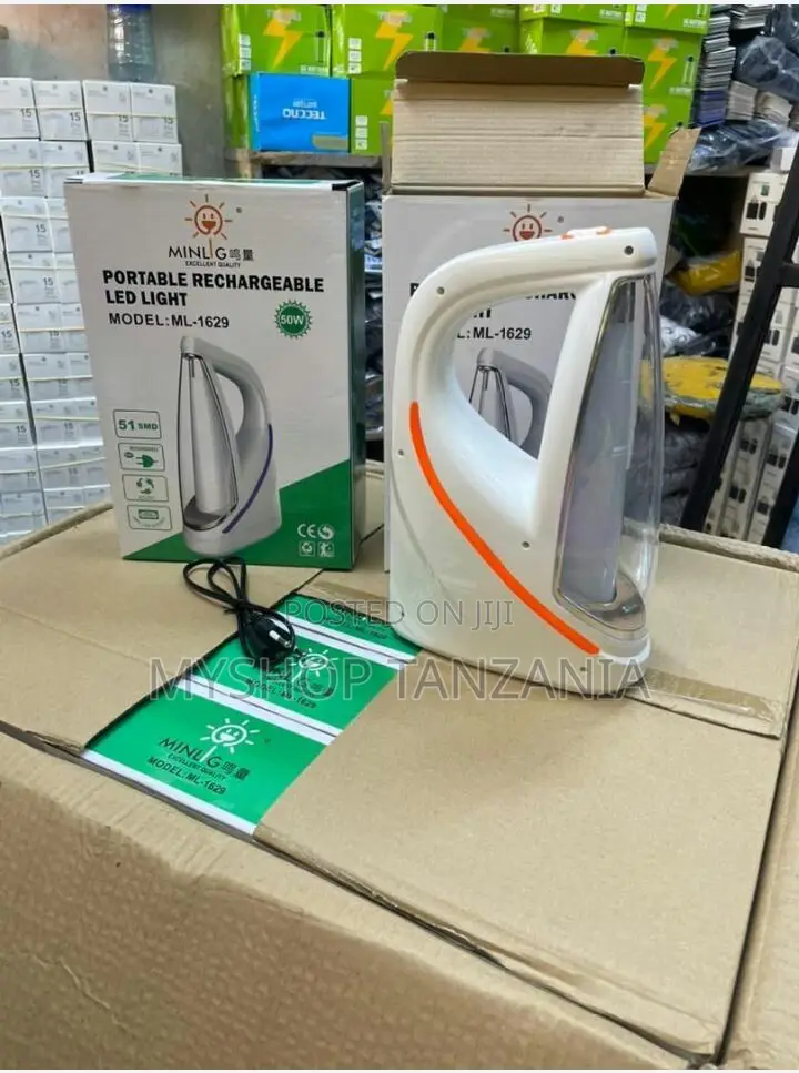 Portable Recharge Led Lights 50w Usb Socket