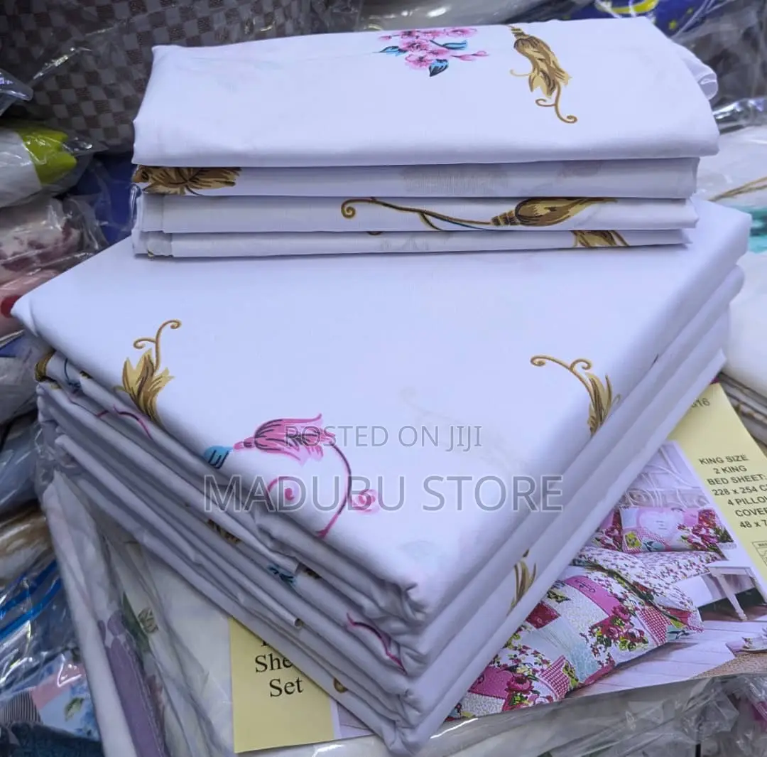 New Pakistan Cotton Bedding Sheet 7*8 Size,