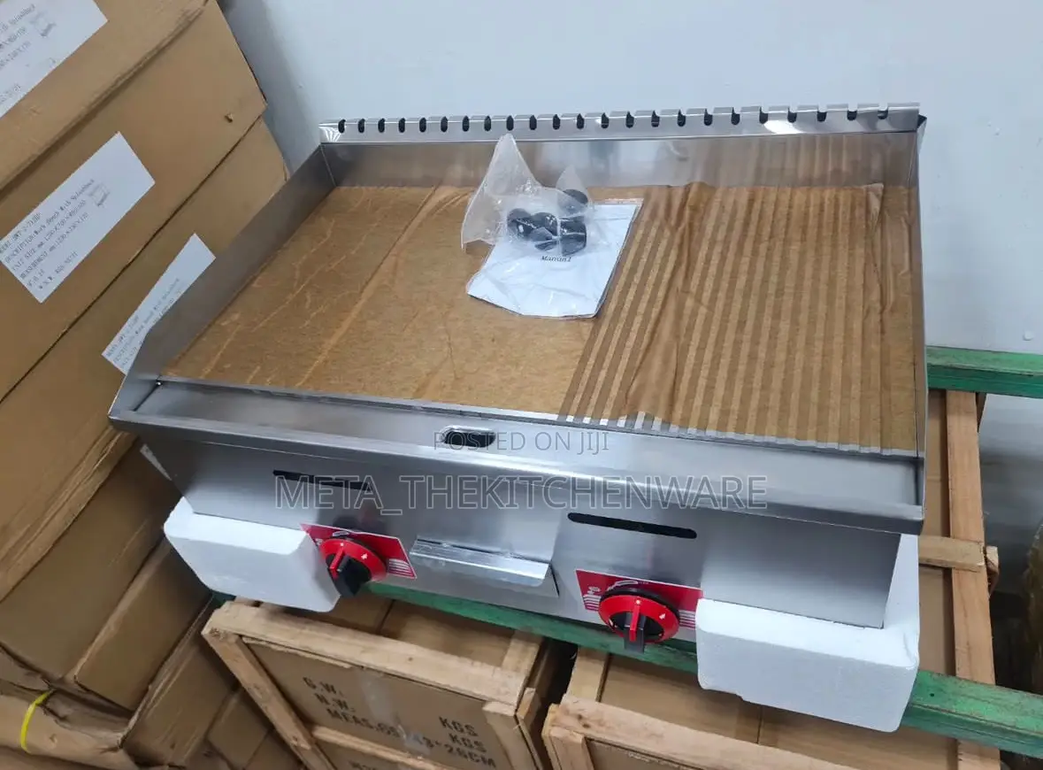 Commercial Gas Griddle With Grill