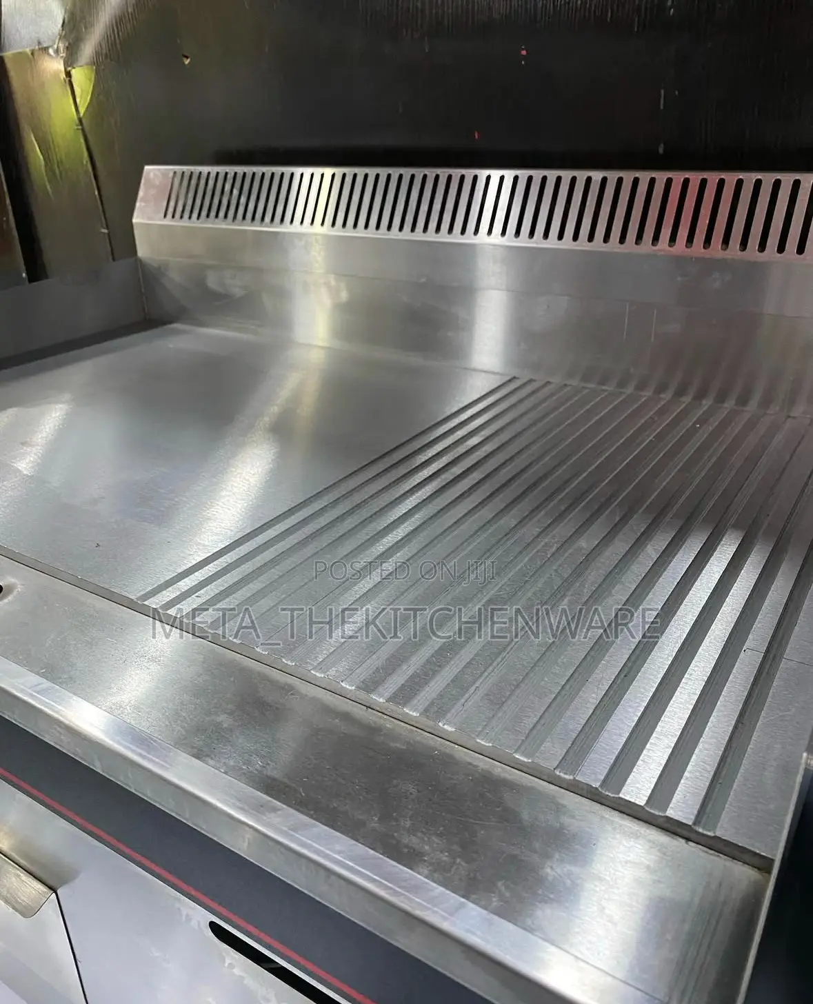 Commercial Gas Griddle With Grill