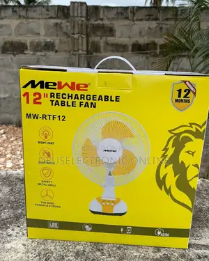 12"Rechargeable Stand Fan