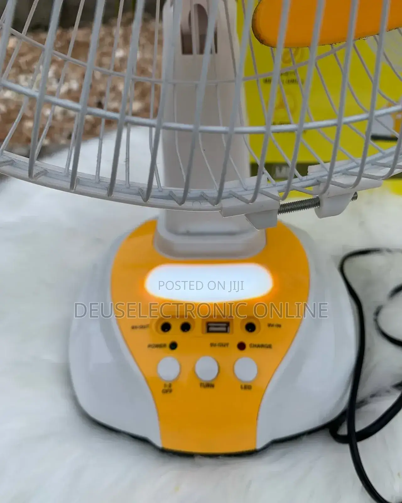 12"Rechargeable Stand Fan