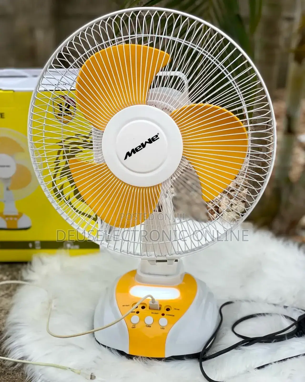 12"Rechargeable Stand Fan