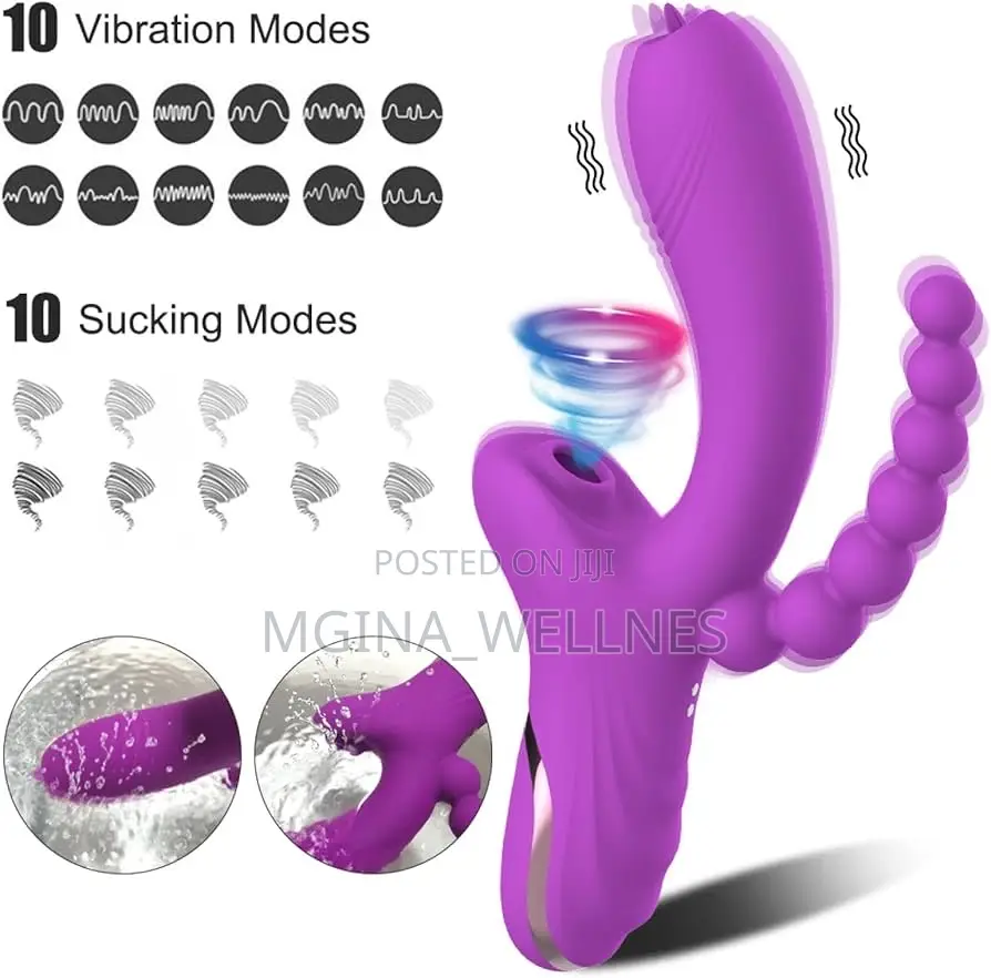 3 in 1 Female Clitoral Vibrator for Women Clito Vacuum