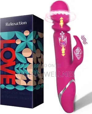 Photo - Thrusting Beaded Rabbit Vibrator for Women 21 Rotation