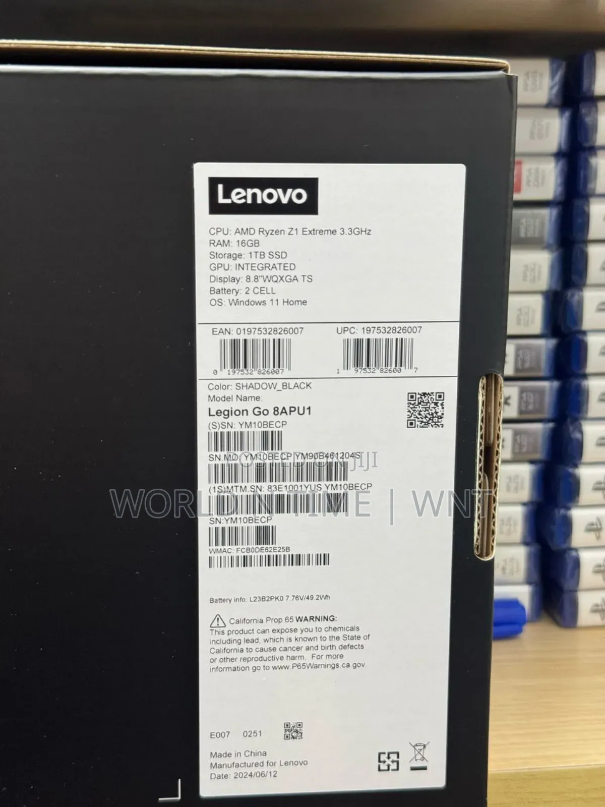 Lenovo Gaming Handle Console Legio Go 1tb