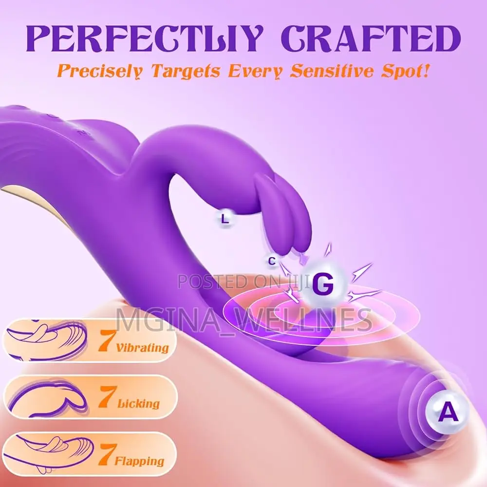 4 In1 Vibrators With 7 Flapping Vibrating Tapping Modes