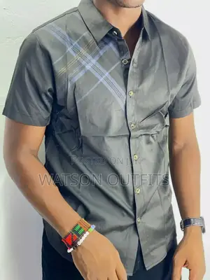 Shirts Classic Casual Za Kiume