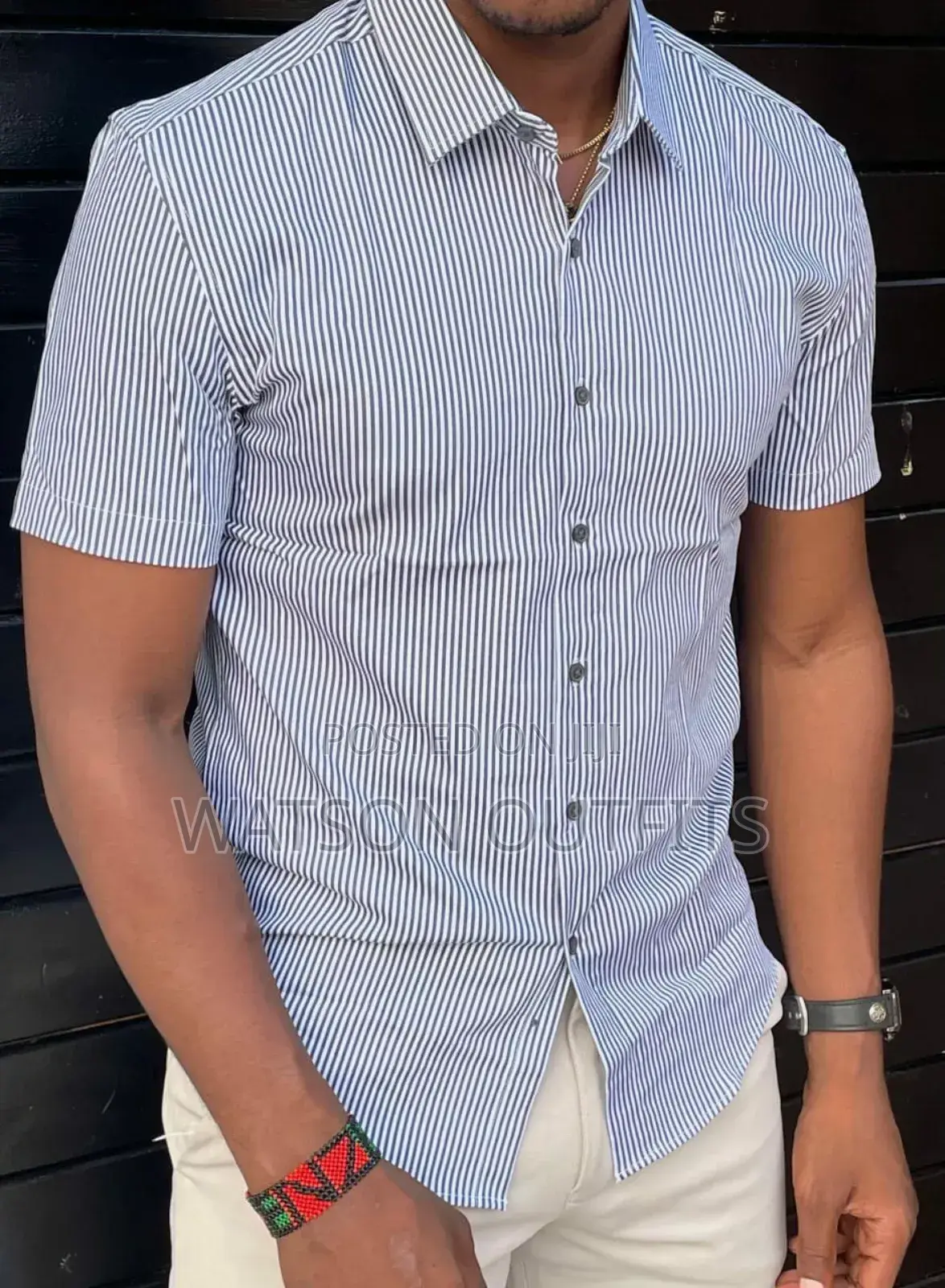 Shirts Classic Casual Za Kiume