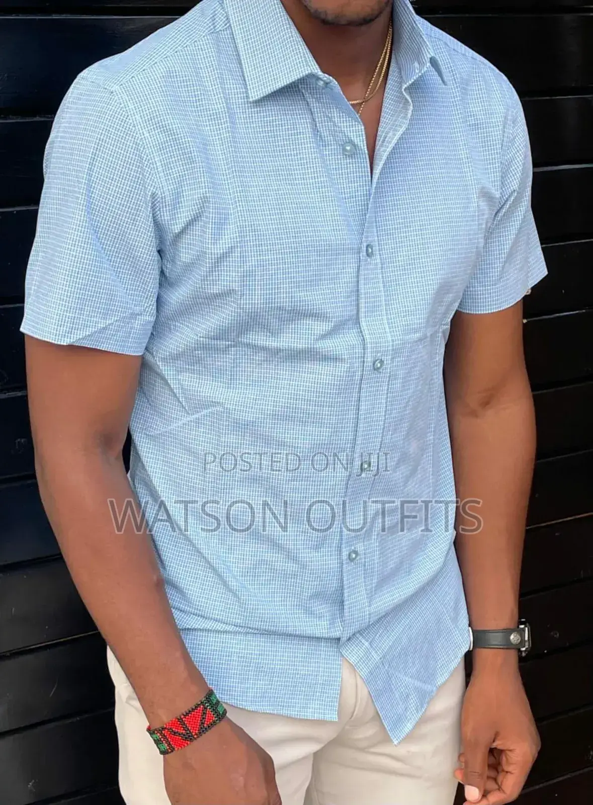 Shirts Classic Casual Za Kiume