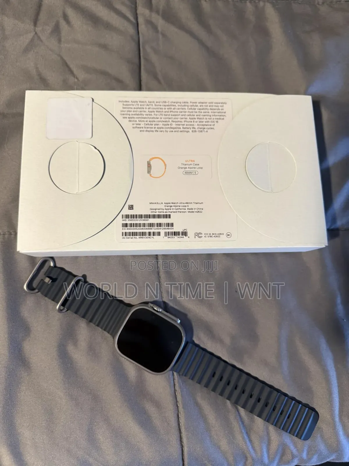 Apple Watch Series S10 Ultra 2 Black Alpine Loop - 49mm 2024