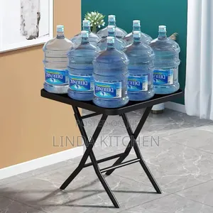 Folding Square Table With Tampered Glass (102×22×82cm)