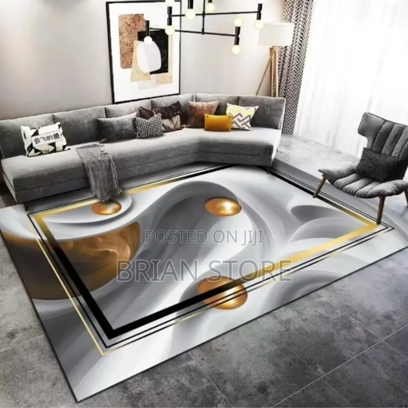 3d Velvet Carpet 7*8(Feet)