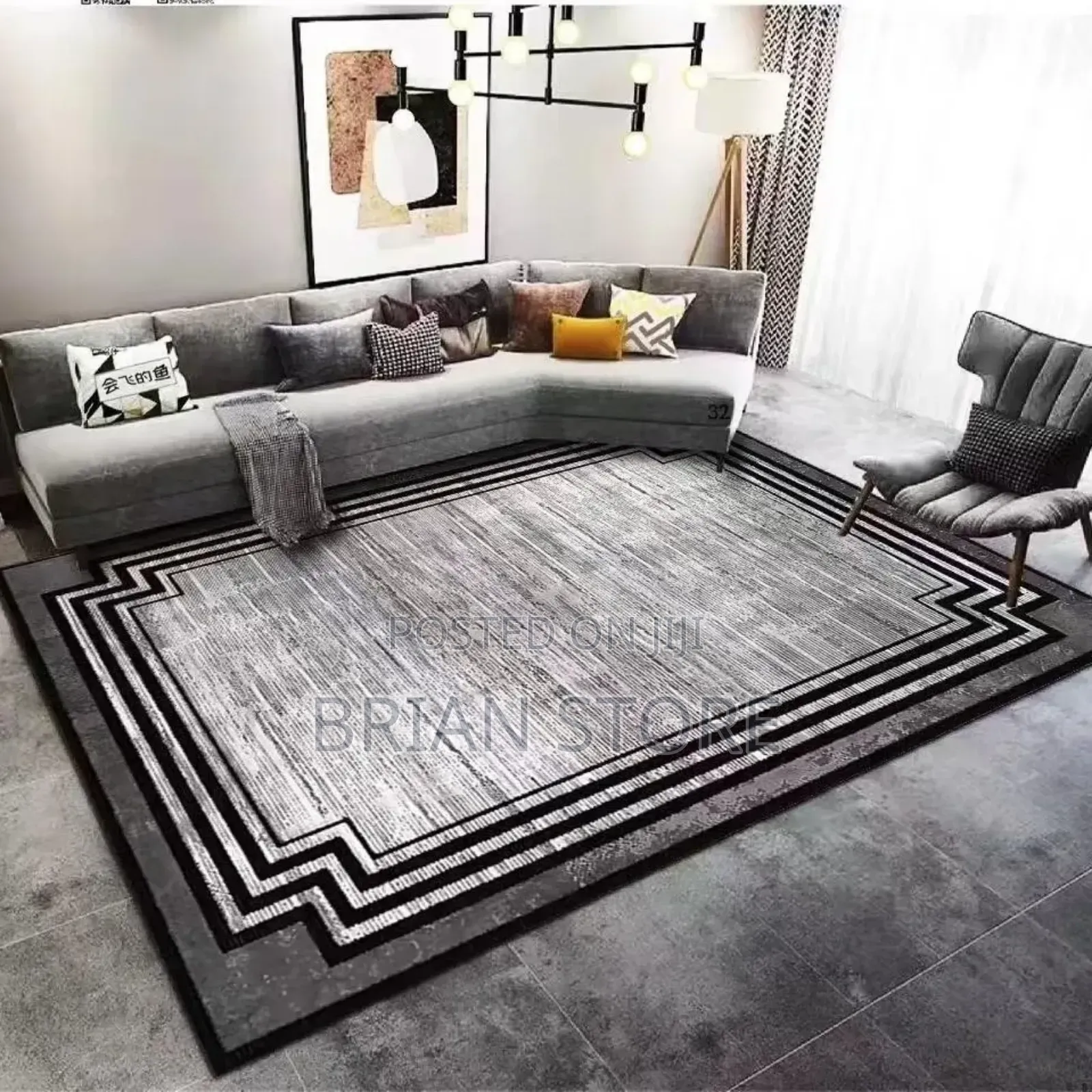 3d Velvet Carpet 7*8(Feet)