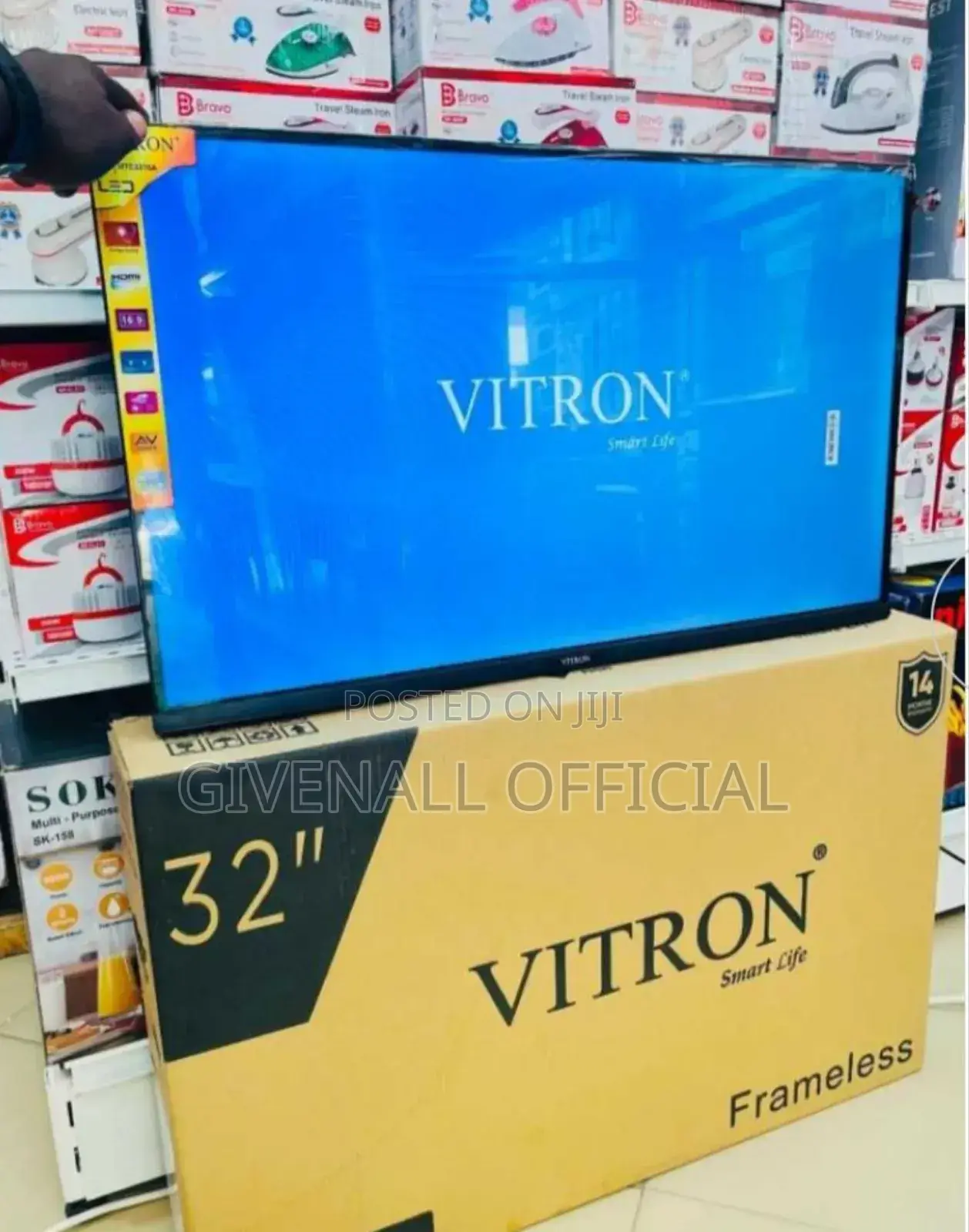 Ofa Ofa = Vitron Tv Nchi 32 Led Frameless Warranty Mwaka