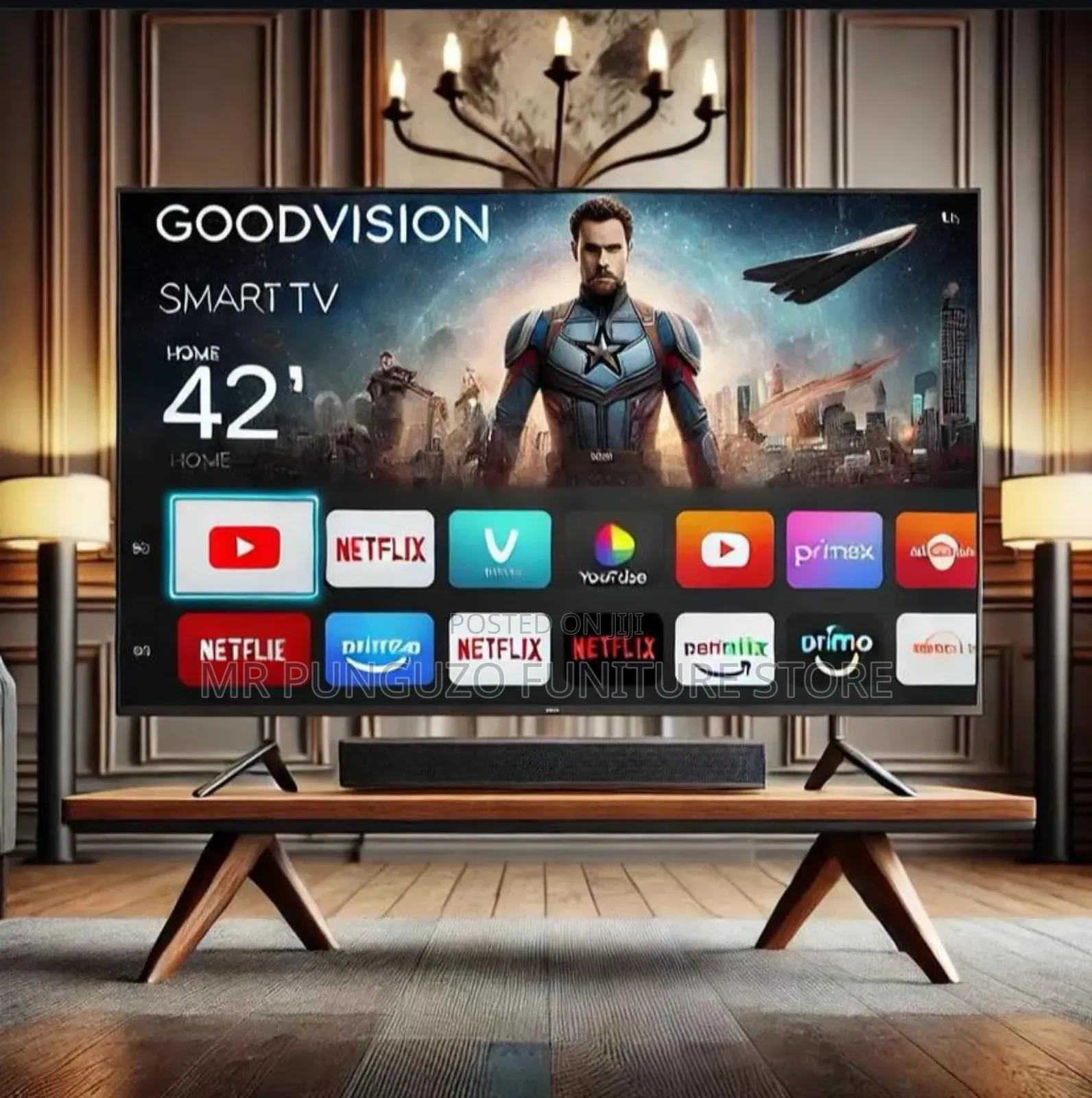 *Goodvision Tv 42 Smart Tv