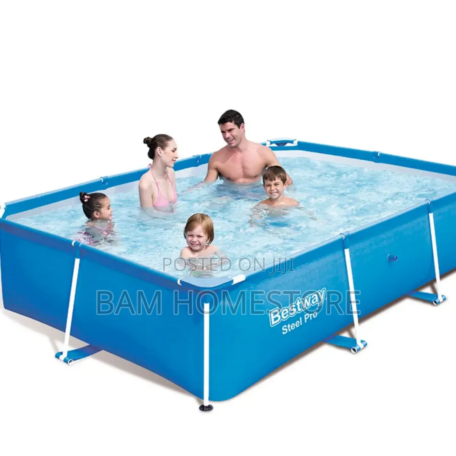 Collapsible Swimming Pool (3.0m × 2.01m × 66cm)