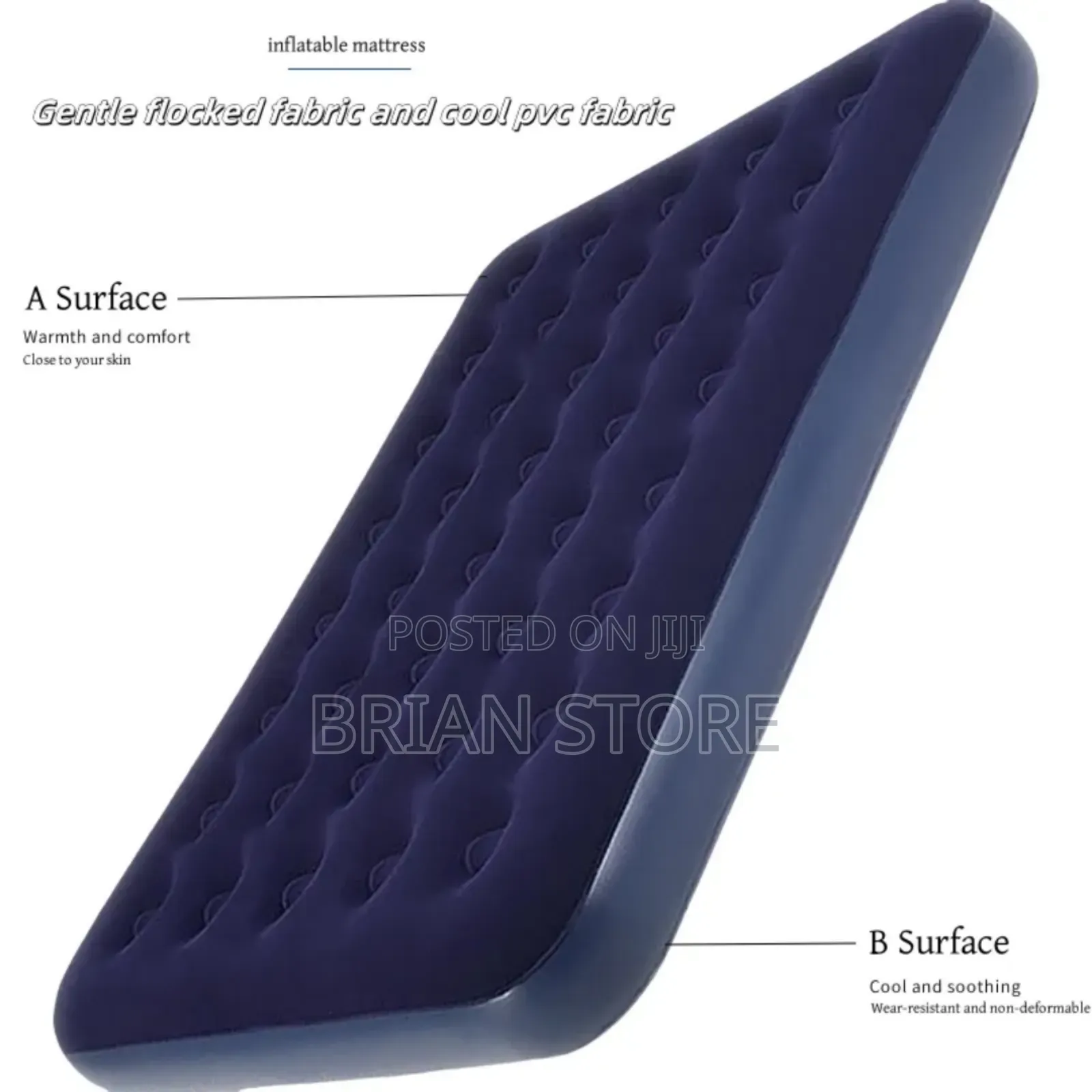 Inflatable Air Bed 10inch(2 People) Godoro La Upepo (Watu 2)