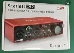 Sound Card Scarlet2i2 Focusrite