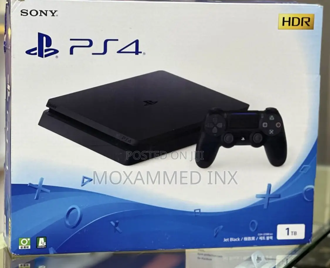 Ps 4 Slim 1tb Brand New Jet Black