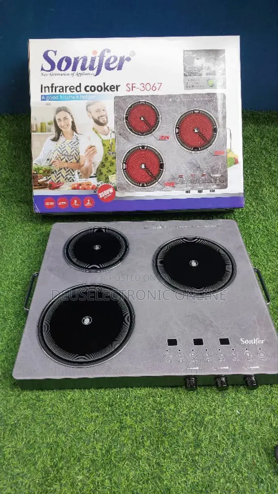 Infrared Cookers 3 Plate