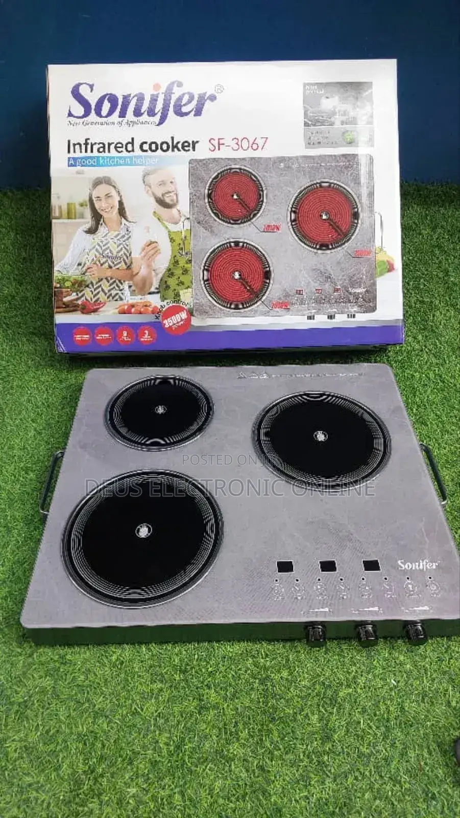 Infrared Cookers 3 Plate