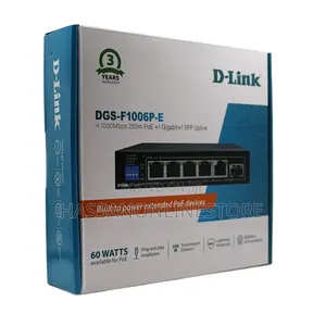 D Link DGS-F1006pe Gigabit 6 Ports