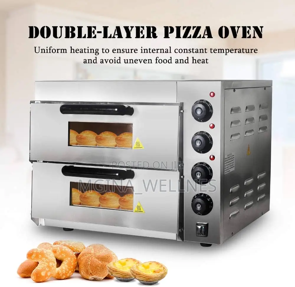 Monseg Double-Deck Electric Pizza Oven