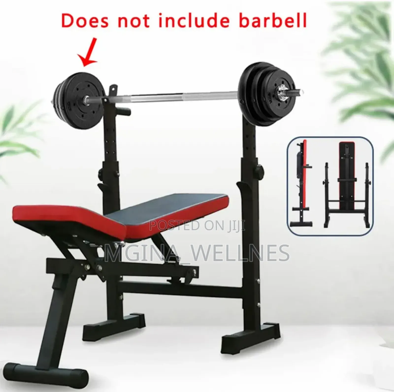 Adjustable Weight Bench Multifunctional Folding With 50 KGS