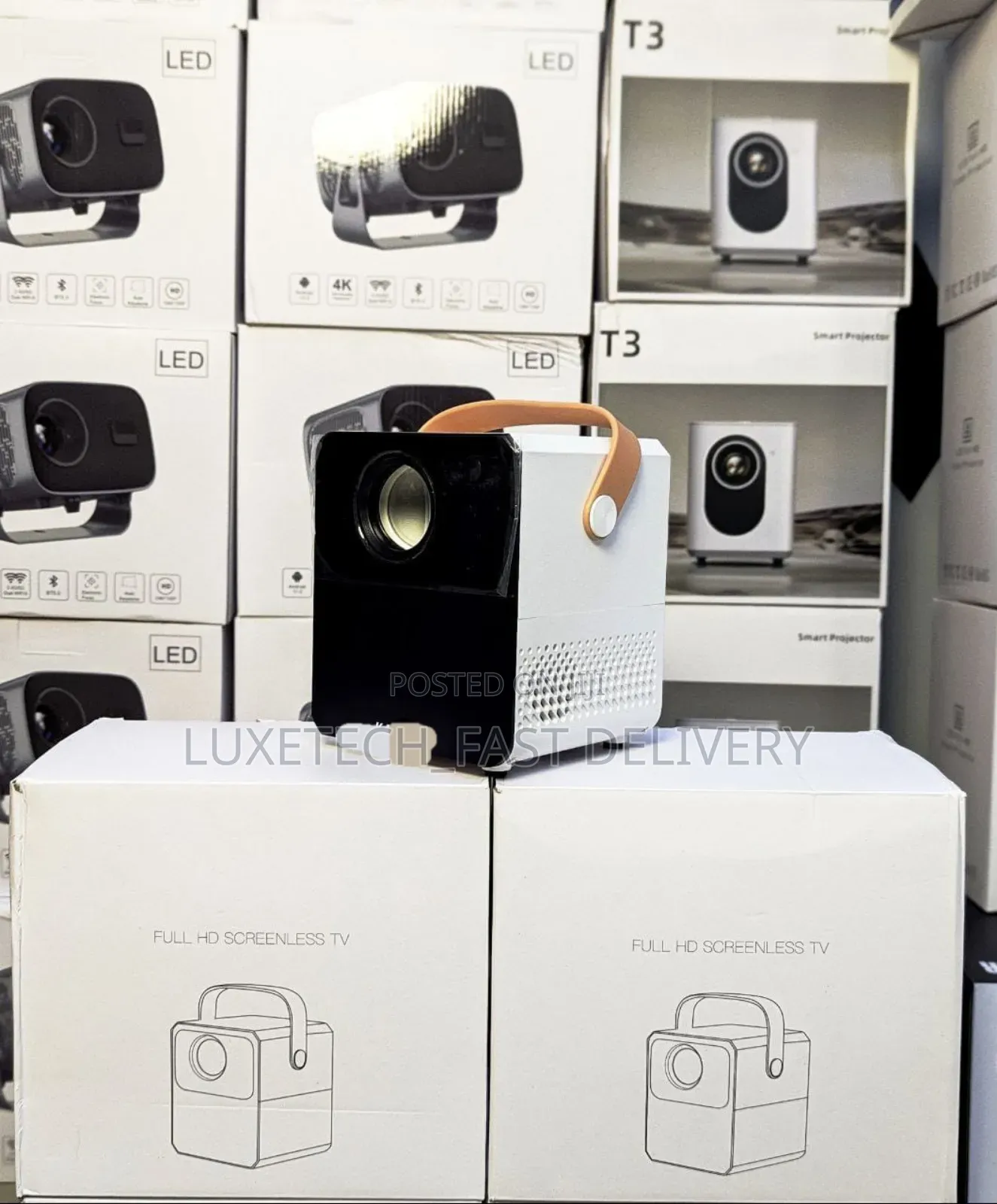 Portable Projector Full Hd Screenless Tv