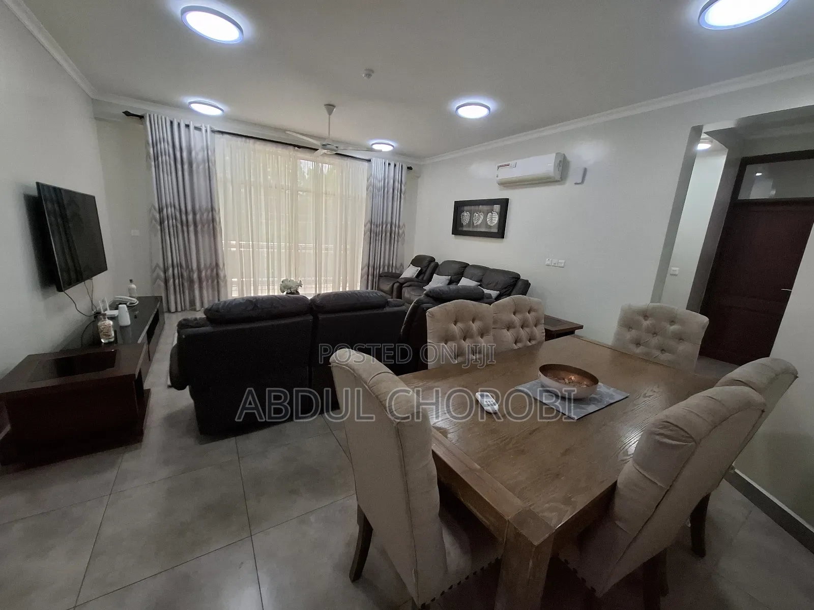 Furnished 3bdrm Apartment in Mikocheni for rent