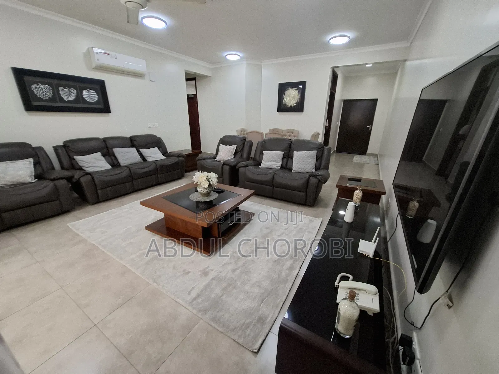 Furnished 3bdrm Apartment in Mikocheni for rent