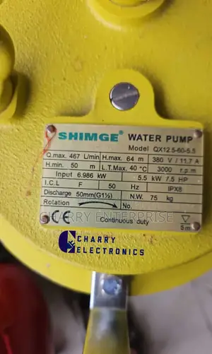 Shimge Sewage Deep Water Pump/ Pump Za Migodini 64m 7.5hp