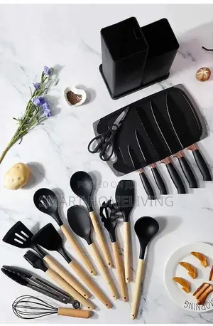 19pcs Silicone Kitchenware Set
